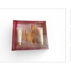 GIORGIO BEVERLY HILLS RED EDT/ SHOWER GEL/ BODY MOISTURIZER 4 PIECE GIFT SET